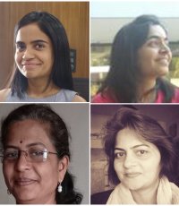 Linkee Arora, Rupali Bhuva, Mita Ketan Zaveri and Pranita Walavalkar